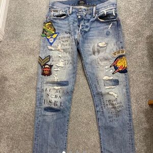 Men’s Polo Ralph Lauren Patch Jeans